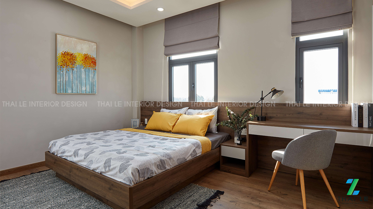 Thi công nội thất nhà phố The Sol City Long An - 300m2